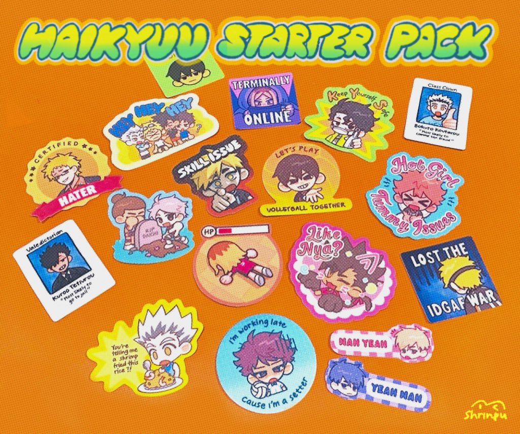 shrinpuwu's tweet photo. 🏐 shrinpu’s hq shop 🏐

🧡 individual orders OK ✅ 
🧡 accepting GO, DM me!
🧡 ships internationally from 🇮🇩
🧡 prices in USD

🔗: https://t.co/80d7HIKaoI

#ハイキュー #haikyuu https://t.co/4SuWaRGwqp