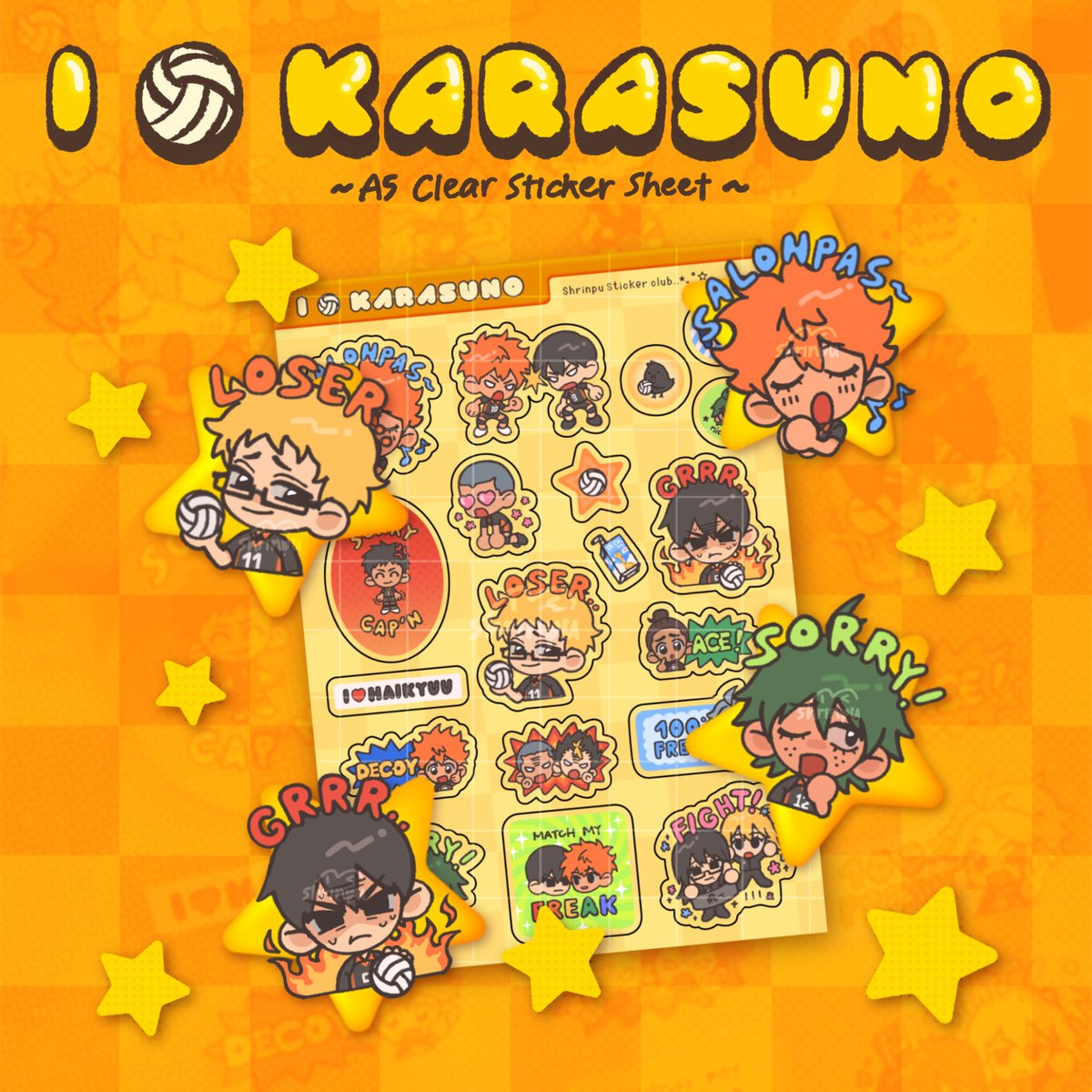 shrinpuwu's tweet photo. 🏐 shrinpu’s hq shop 🏐

🧡 individual orders OK ✅ 
🧡 accepting GO, DM me!
🧡 ships internationally from 🇮🇩
🧡 prices in USD

🔗: https://t.co/80d7HIKaoI

#ハイキュー #haikyuu https://t.co/4SuWaRGwqp