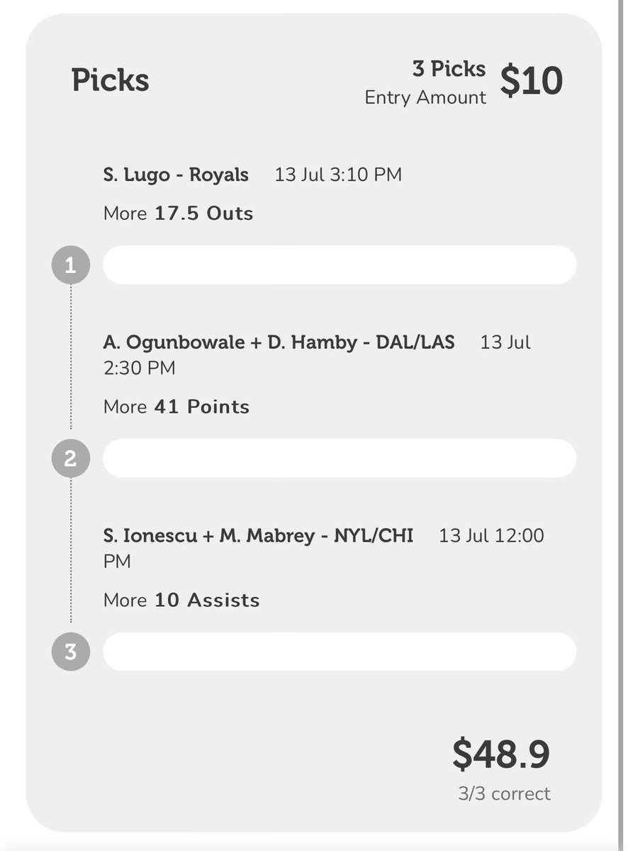 Ever_Bettor's tweet photo. TA: +EV Slip on #Parlayplay https://t.co/KOFM6t5MSI