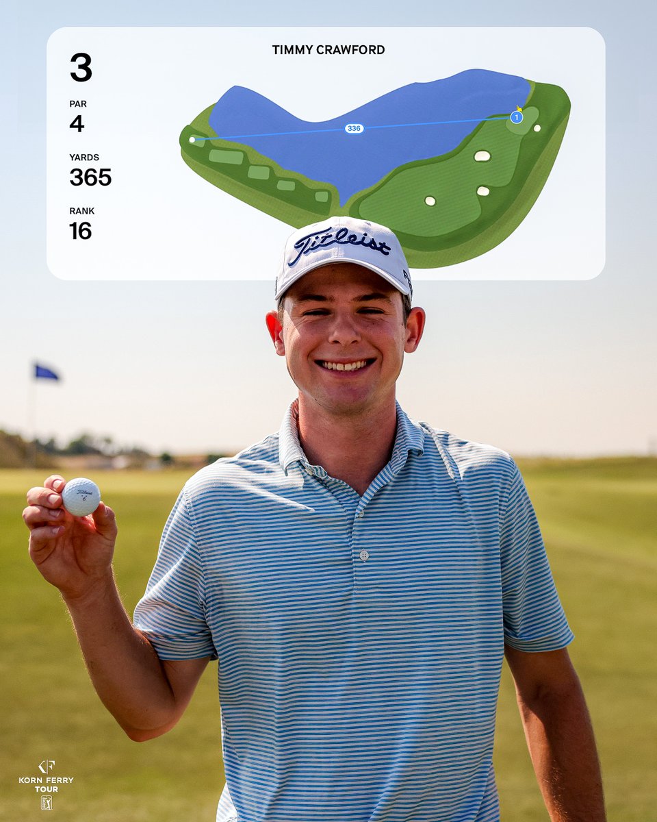 KornFerryTour's tweet photo. Monday qualifier @TimmyCrawford7 made ace on a PAR 4 🔥

@AscendantGolf