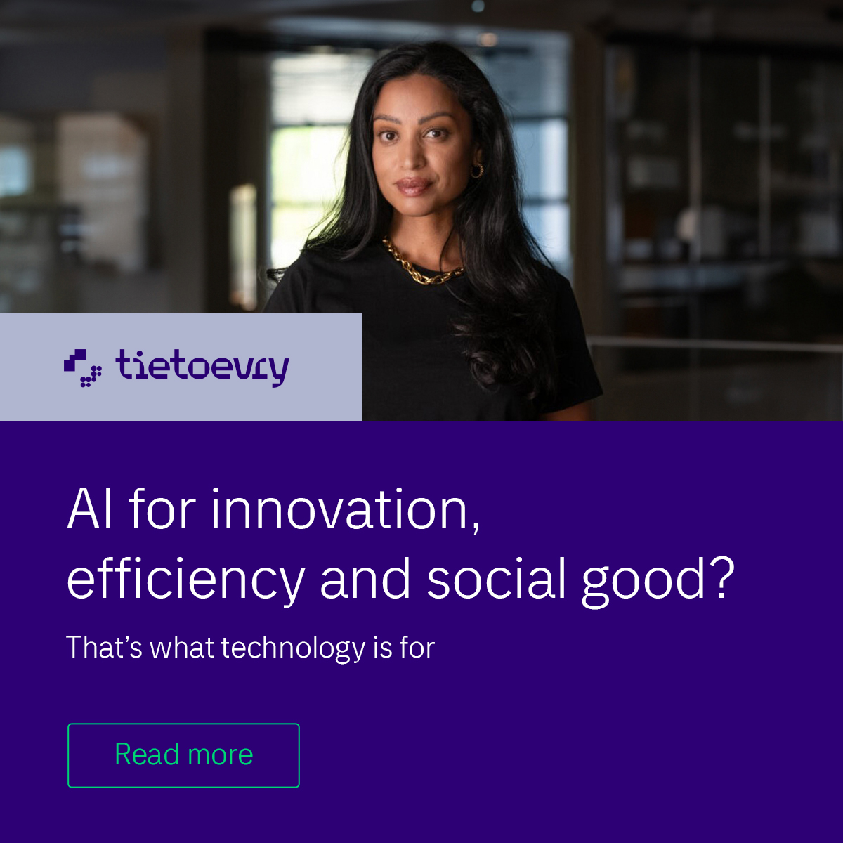 Tietoevry's tweet image. What are the 7 guiding principles to drive #ResponsibleAI? #Tietoevry’s Chief Sustainability Officer Ida Bohman Steenberg talks about how we can create a fairer use of tech - while still driving productivity. bit.ly/4cYqyup
#PurposefulTechnology @BohmanSteenberg