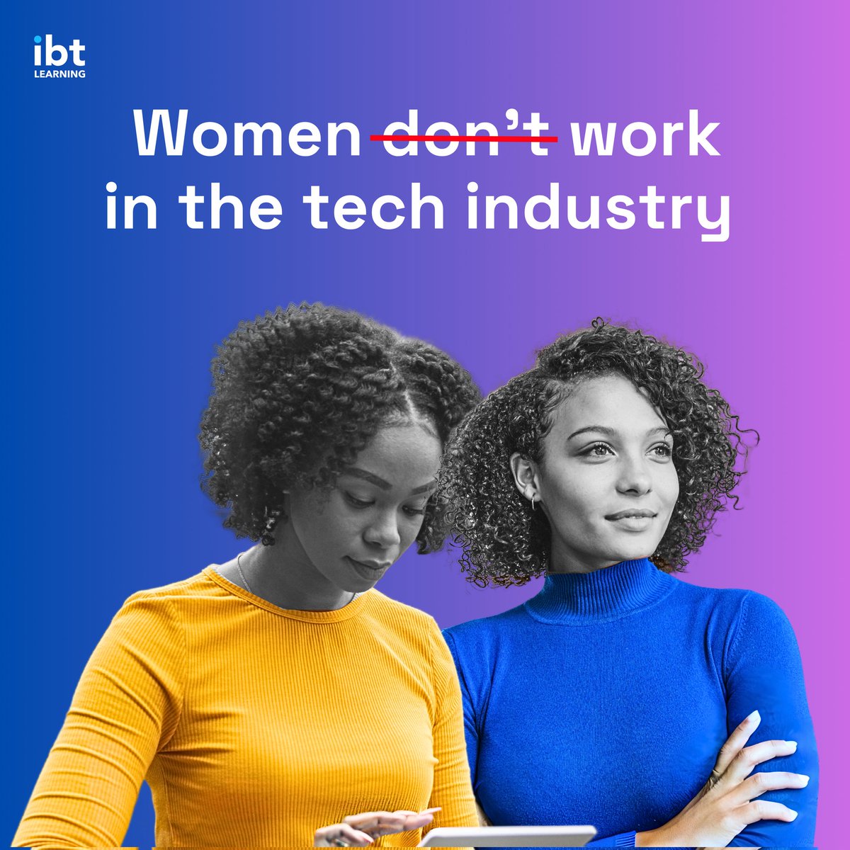 ibtlearning's tweet image. The idea that women don't work in tech is a misconception. Women hold 27.6% of tech jobs and are making strides. The future looks promising. Start your journey today with our 'Study Now, Pay Later' program at ibtlearning.africa! #WomenInTech #TechCareers #IBTlearningAfrica