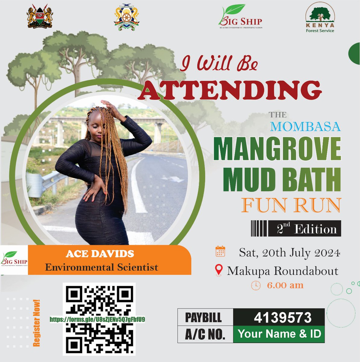 Y'all 🥲🥲🥲

I can't even run to save a life but I can run to save the mangroves💚🌱
 Join me this sato from Makupa to Ganahola, Mombasa at 6:00am. 20th is the date☺
Mbio znaishia matopeni this sato. 

 #MangroveFunRun2024 
#MangroveFunRun
#Run4Mangroves
#WorldMangroveDay2024