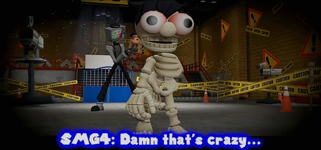BROTHERSpanish's tweet photo. Mrpuzzles enters the meme factory and meggy returns to normal and SMG4 becomes skeleton
#smg4 #SMG4 #smg4mrpuzzles https://t.co/BDNraY6a6p