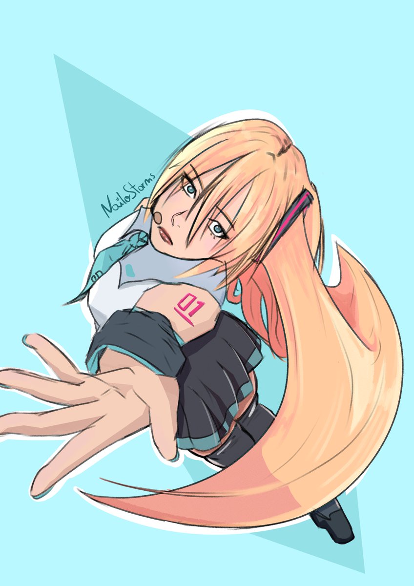 NailoStorms's tweet photo. Hatsune Millia 🎶

#GuiltyGearStrive #GGST #miku https://t.co/2EEmnw9AUw