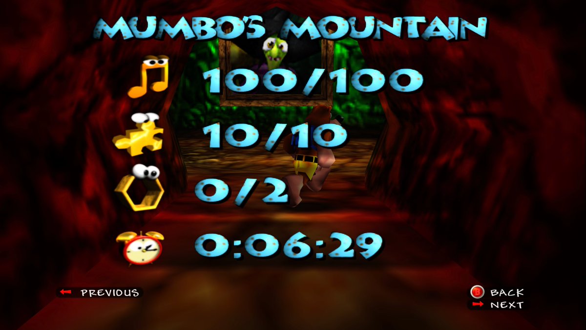 RareFanDaBase's tweet image. Somehow, I just now managed to barely shave off another 3 seconds from this. Will need yet another new strategy to get even lower. Back to the drawing board! #BanjoKazooie