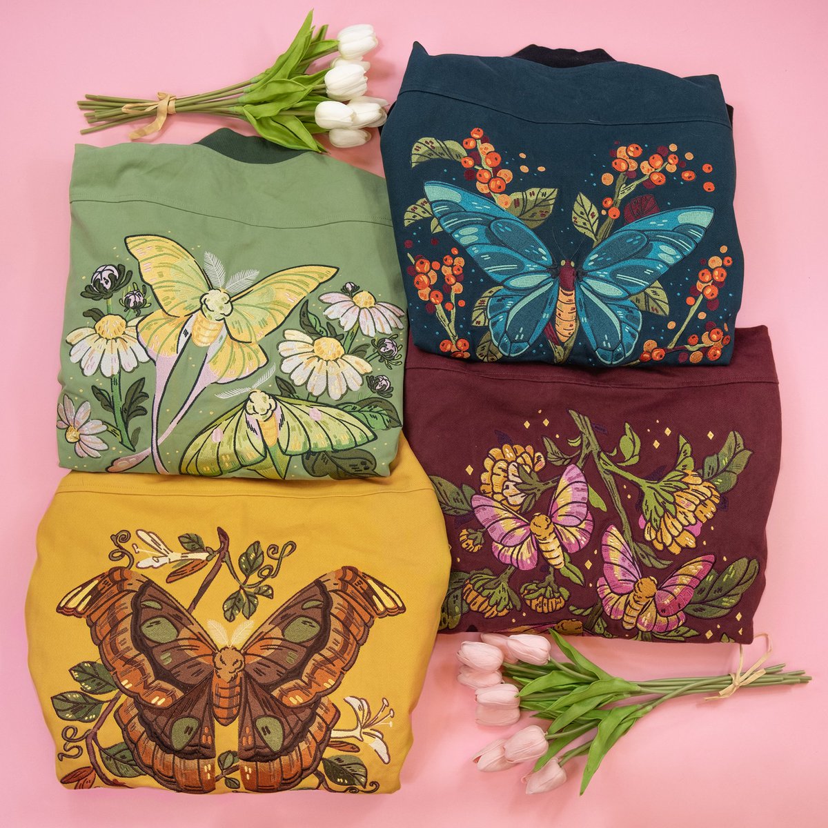 morningwitchy's tweet photo. its moth jacket time 🦋🦋 https://t.co/kAQN9sTHAz