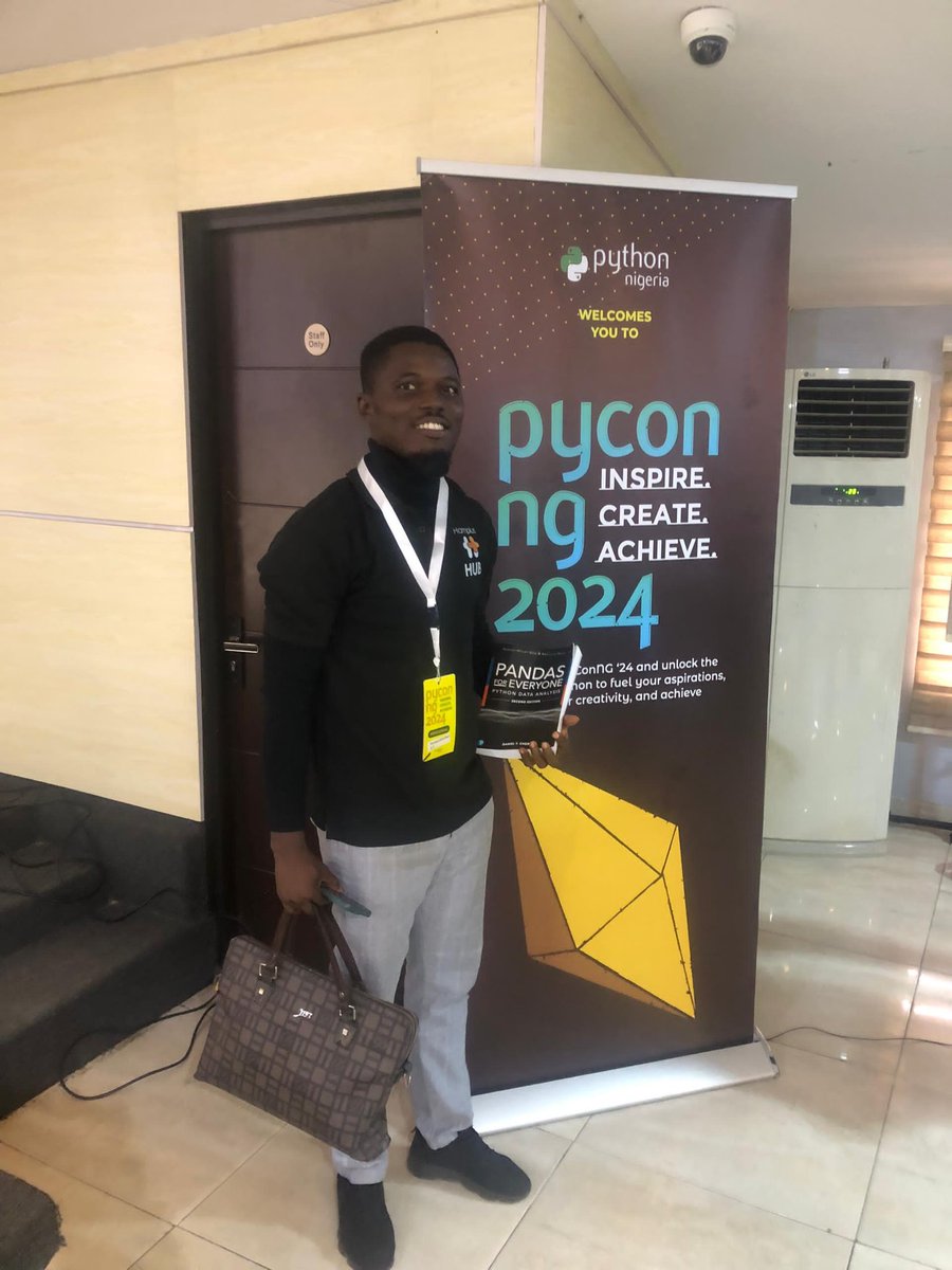 hamplustech's tweet image. O no! #PyConNg2024 has ended but #PyConNg2025 is on her way.

Thanks @Kafui4k for your lecture. @Victor_ML_AI is amazing; my co-coach in @djangogirlseket 

I won another gift today, @HamplusHub

Thanks to all the sponsors @ThePSF @pipeopshq @blackpythondevs @frappetech @vencohq
