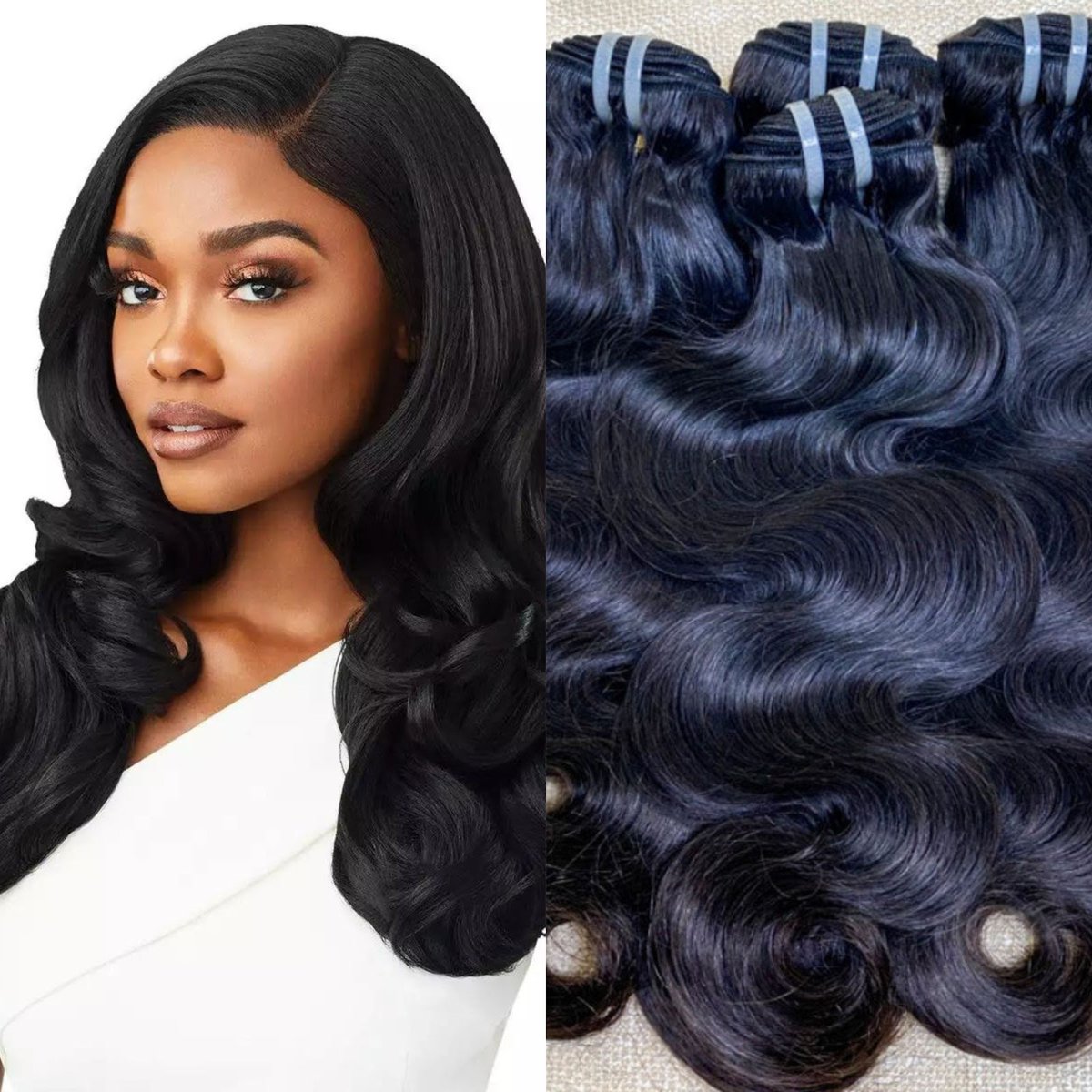 poshdaz_'s tweet photo. Crafted from the finest hair, these bundles are your ticket to luscious, voluminous locks that radiate with natural shine and silky softness. 

They instantly add natural-looking volume and bounce, solving your styling woes effortlessly. 
.
#HairTransformation #BodyWave https://t.co/LbuJukzYsO