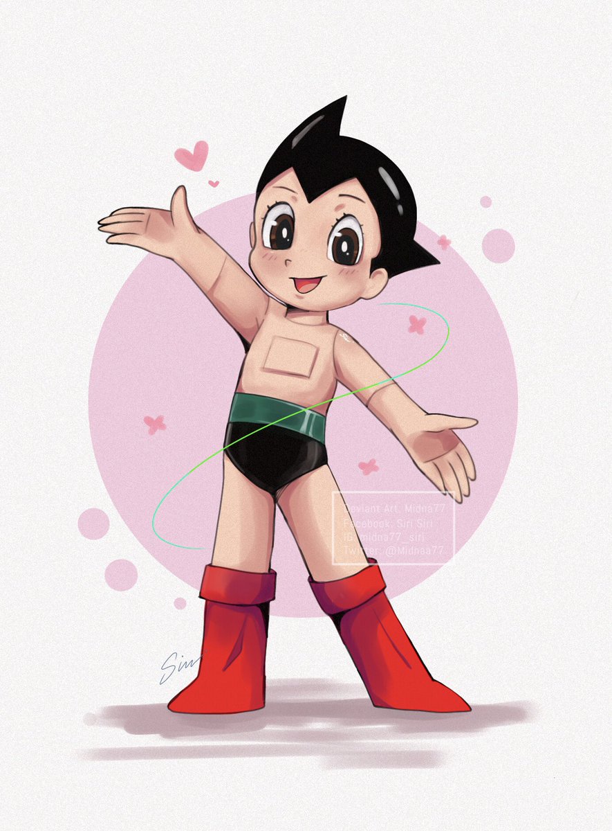Midnaa77's tweet photo. This picture has already been posted at DA.  This is probably my favorite artwork of drawing Atom. 

#Astroboy #鉄腕アトム https://t.co/m7N1mfJgJL