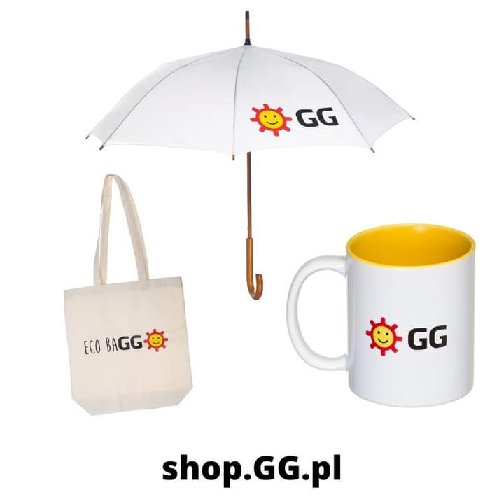 GG_komunikator's tweet photo. Gadżety od #GG cieszą się dużym powodzeniem w konkursach ❤️ Możecie w każdej chwili sięgnąć po swoje! Zajrzyjcie na 👉 https://t.co/Ooyi3XZqgo i zamówcie swój ulubiony. Może parasolka nie tylko na deszcz? A może kubek na aromatyczną herbatkę? Może eko-torba na #shopinGG? Udanych zakupów! 🛒