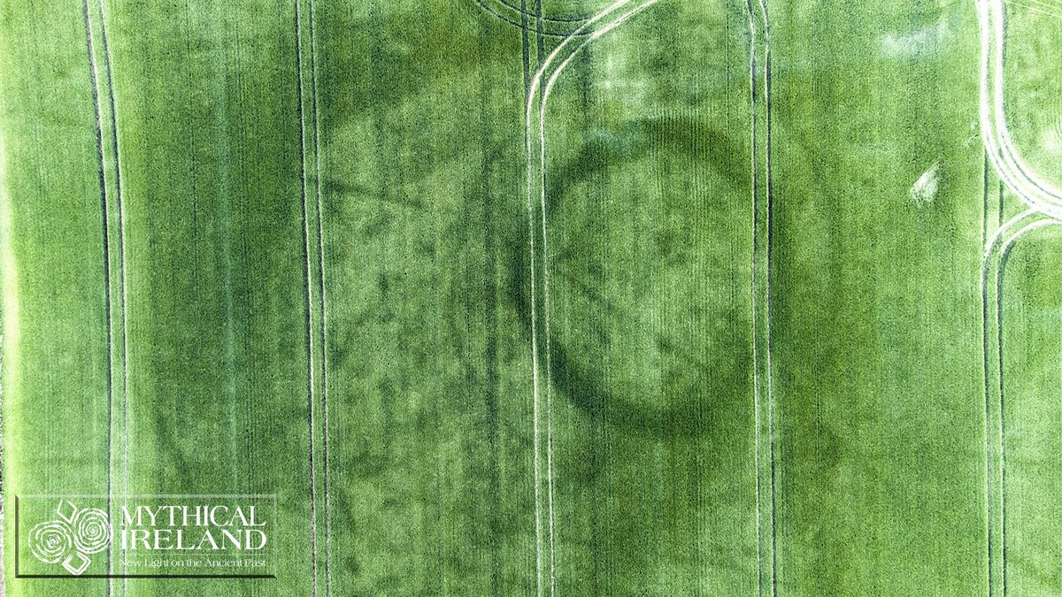 A fine complex of probably early medieval enclosures at Littlegrange, Co. #Louth, just 2.6km (1.6 miles) north of #Newgrange. The features in image 1 are unrecorded. The two circles were identified from CUCAP images (1967), but more detail is on show here. facebook.com/mythicalireland