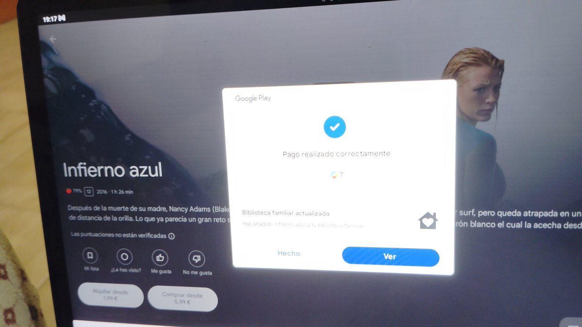 claqueta3's tweet photo. Compra caprichosa de la semana realizada, he oído hablar muy bien de esta peli y no la he visto, es hora de ponerle remedio. #InfiernoAzul https://t.co/cx7cekErKS