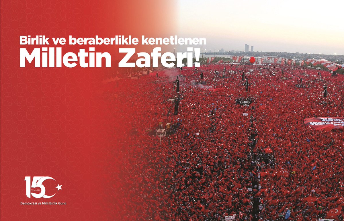 aktanitimkonya's tweet photo. Birlik ve beraberlikle kenetlenen milletin zaferi!

#15Temmuz Demokrasi ve Milli Birlik Günü 🇹🇷 https://t.co/gSdel685Te