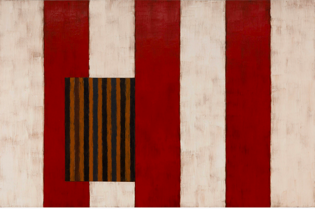 msabine900's tweet image. #SeanScully
Sean Scully (b. 1945)
PALE FIRE, 1988
Oil on linen