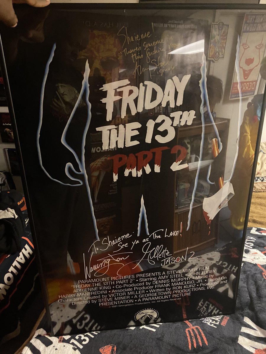 ElmWarrior's tweet photo. More new Autos #hellraiser #scream #FridayThe13thpart2 #horrorposters #horrorautographs #horrormemorabrilla https://t.co/Xc9jNcT1kx