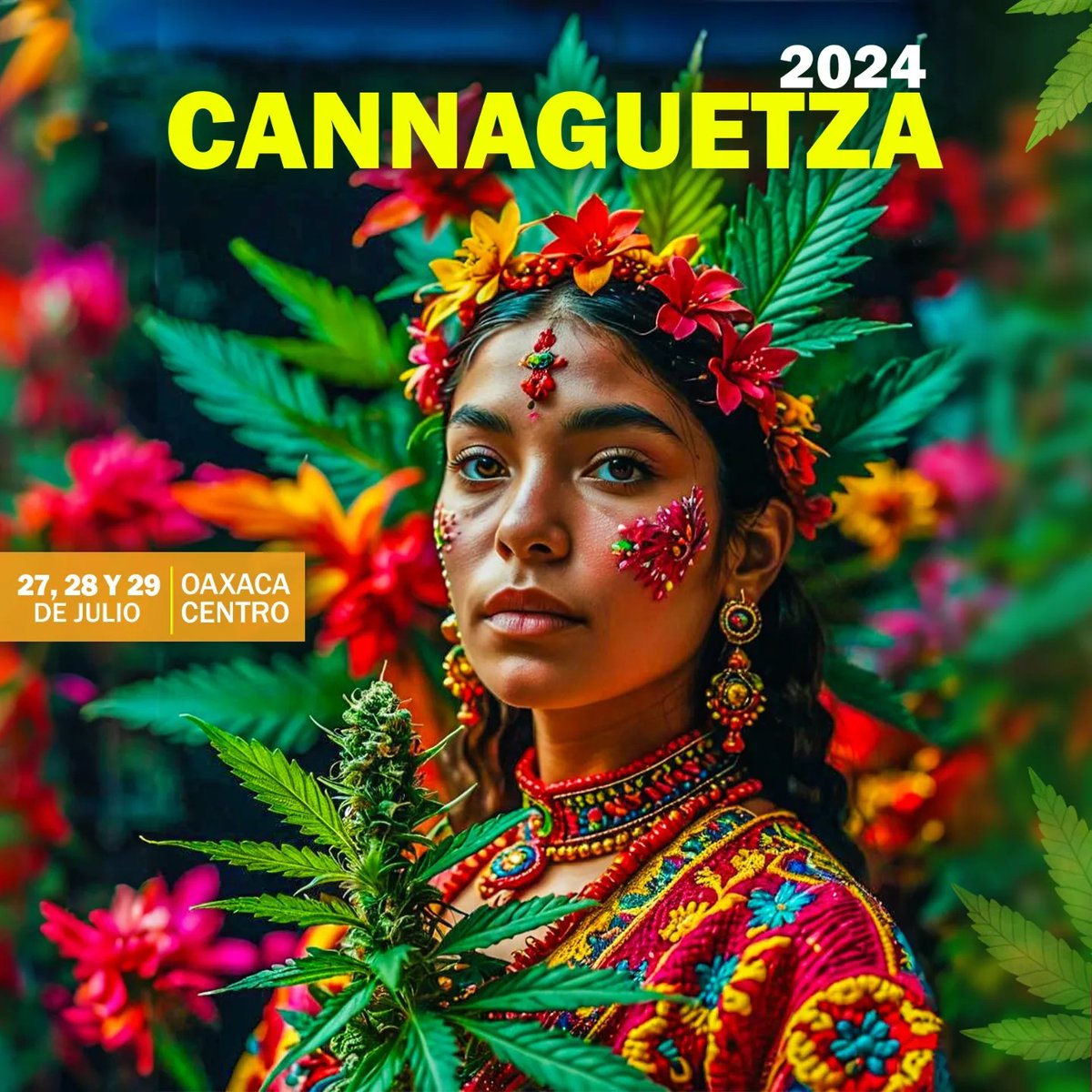 cannatlan's tweet photo. 🌿🎉 ¡La Edición Cannábica de Guelaguetza 2024 está a la vuelta de la esquina! Disfruta de música en vivo, conferencias sobre cannabis, y mucho más en Oaxaca Centro. ¡Consigue tus boletos ahora! 🎟️✨ #Guelaguetza2024 #cannaguetza @expoweedmexico 

https://t.co/H7YxEqlAfX https://t.co/mjzmd1QbxG