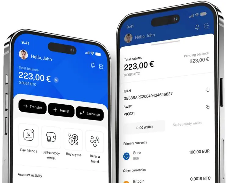 p100_app's tweet photo. So the weekend is the perfect time to pay with our P100 Mastercard and invest in crypto on our app.🚀
Ahhh it's so easy....🤝
https://t.co/EJZm1VseVt
#p100 #p100app #crypto #mastercard #pot #usdc #paycrypto #cryptoworld https://t.co/7eCr2qHwyh