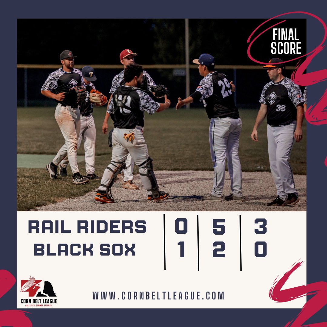 Despite recording two hits in the game, the Black Sox find a way to push across a run in the 7th to walk-off the Rail Riders yesterday

FINAL
Rail Riders 0
Black Sox 1

Top Performers
Gage Ryba Walk-off RBI Single
Jack Richeson 6IP,0R,4H,9K,2BB

Tyler Elbracht 4IP,0R,1H,7K,0BB