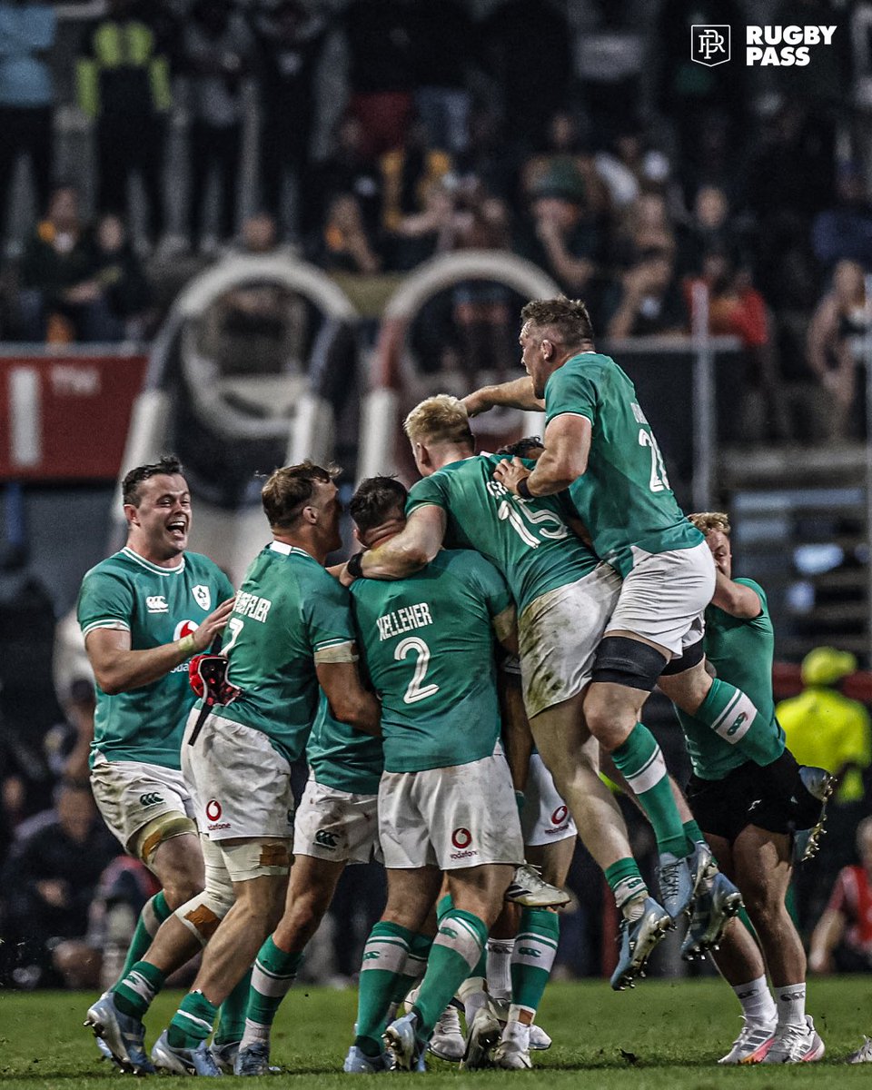 RugbyPass's tweet photo. Coming in clutch 🔥

Think we need one more test to settle it once and for all 😅

#rugby #RSAvsIRE https://t.co/ud5TlR6WQe
