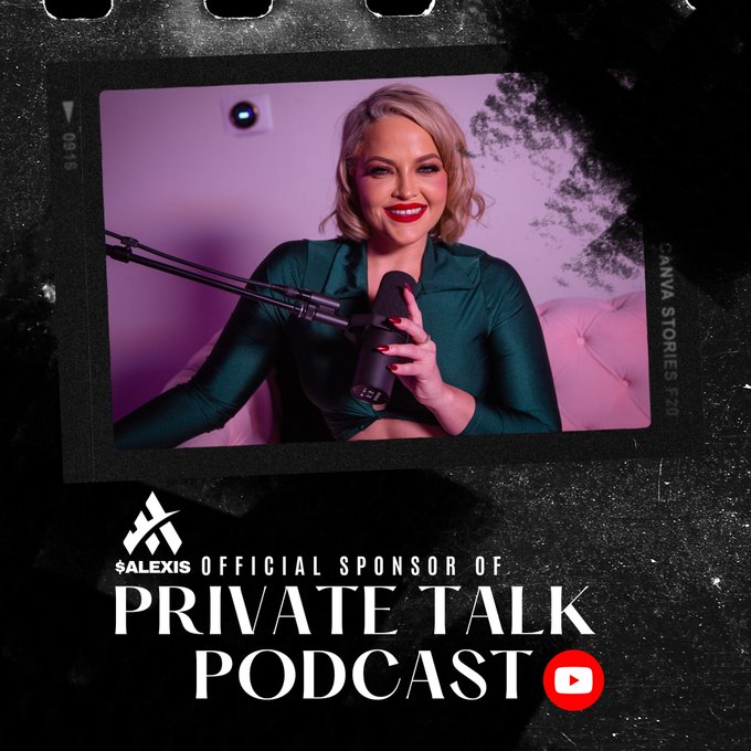 Well rounded business woman ?
My Token $ALEXIS is now official sponsor of my podcast @privatetalkpod