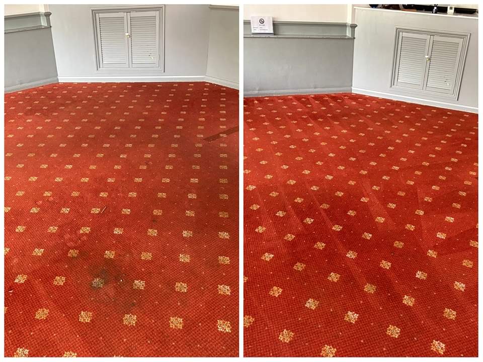 Another one of our local social clubs taking pride in their appearance and getting those carpets freshened up!