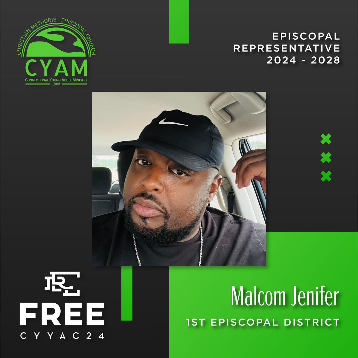 CYAM_CME's tweet photo. President Jamea Sevel Grace and the CYAC Executive Board are pleased to present the Episcopal Representatives for the 2024-2028 administration. https://t.co/cnHrNHUzCd