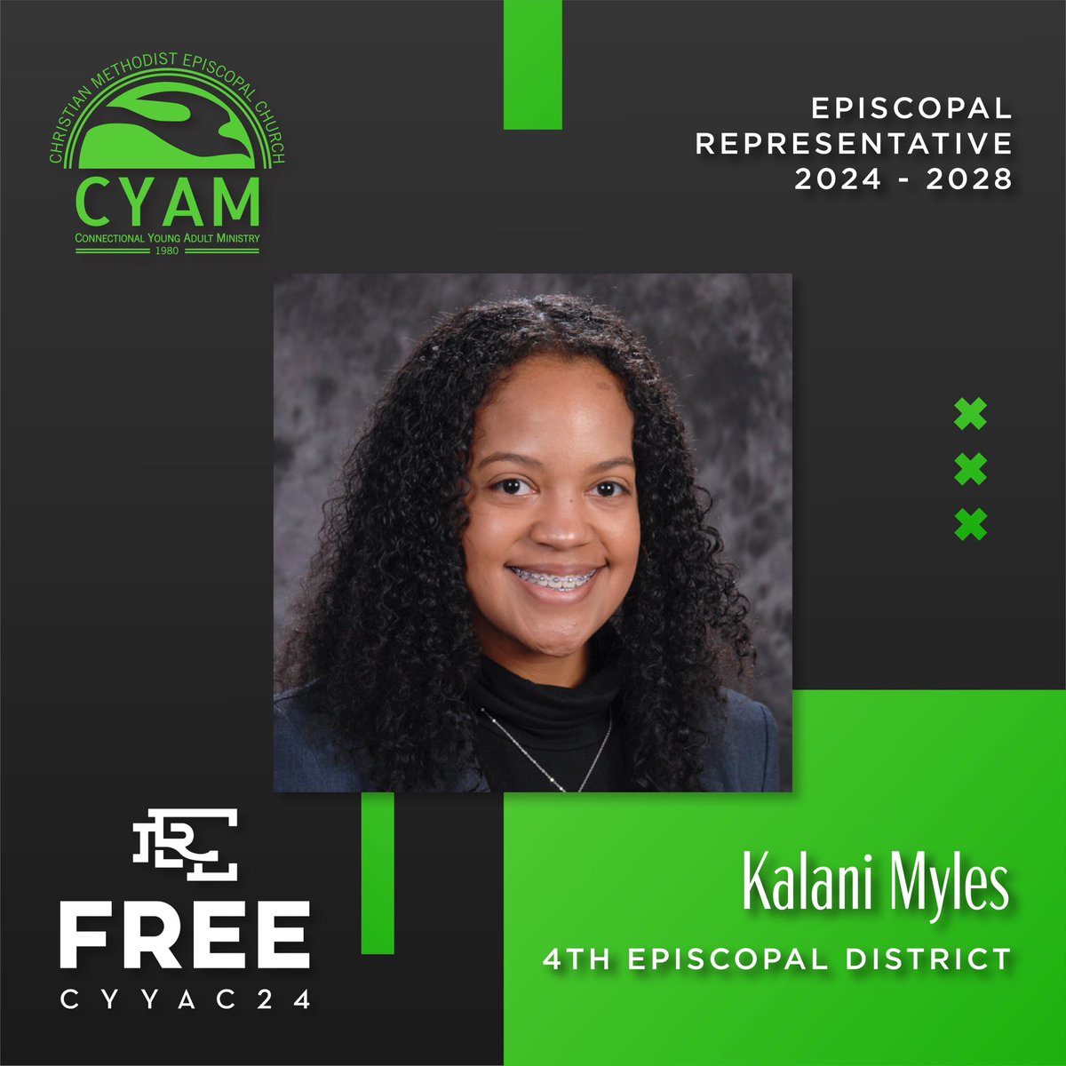 CYAM_CME's tweet photo. President Jamea Sevel Grace and the CYAC Executive Board are pleased to present the Episcopal Representatives for the 2024-2028 administration. https://t.co/cnHrNHUzCd