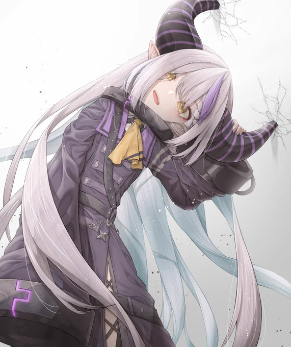 Yes My Dark...?  #laplus_artdesu