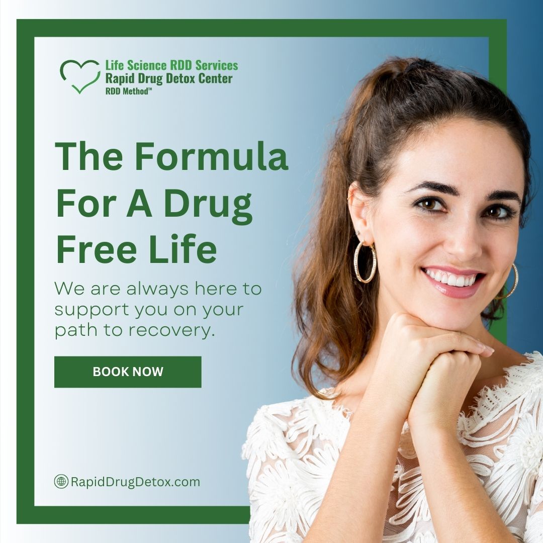 RDDMethod's tweet image. Discover the formula for a drug-free life with Rapid Drug Detox! 🌟 Our innovative RDD Method™ offers a safe, comfortable, and effective way to overcome opiate dependence. Book now at rapiddrugdetox.com or call 1-866-399-2967. 
#DrugDetox #RDDMethod #RecoveryJourney