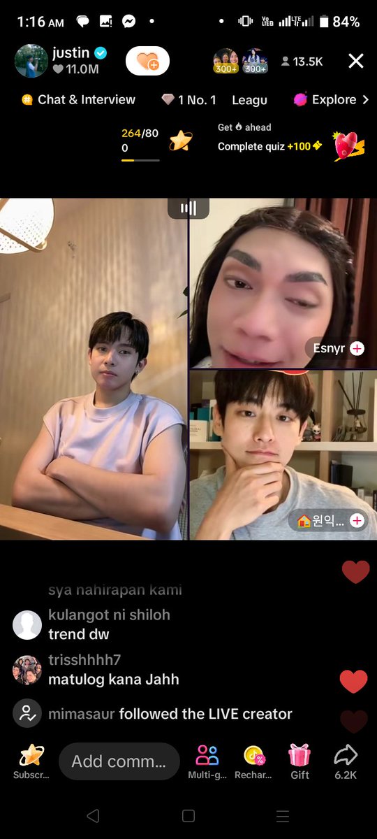 Maryan158's tweet photo. @ninjah77 @SB19Official @justintdedios "kunwari lang yan pinapatulog ako. sila nga di pa natutulog eh oh"- jah

nice meeting you wonik😂

@SB19Official #SB19
@justintdedios #SB19_JUSTIN https://t.co/pM1ONmRUGB