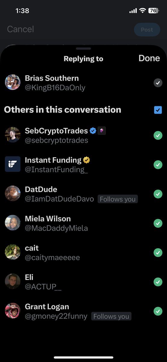 KingB16DaOnly's tweet photo. @sebcryptotrades @InstantFunding_ @IamDatDudeDavo @MacDaddyMiela @caitymaeeeee @ACTUP__ @gmoney22funny https://t.co/ScWGP6OcIJ
