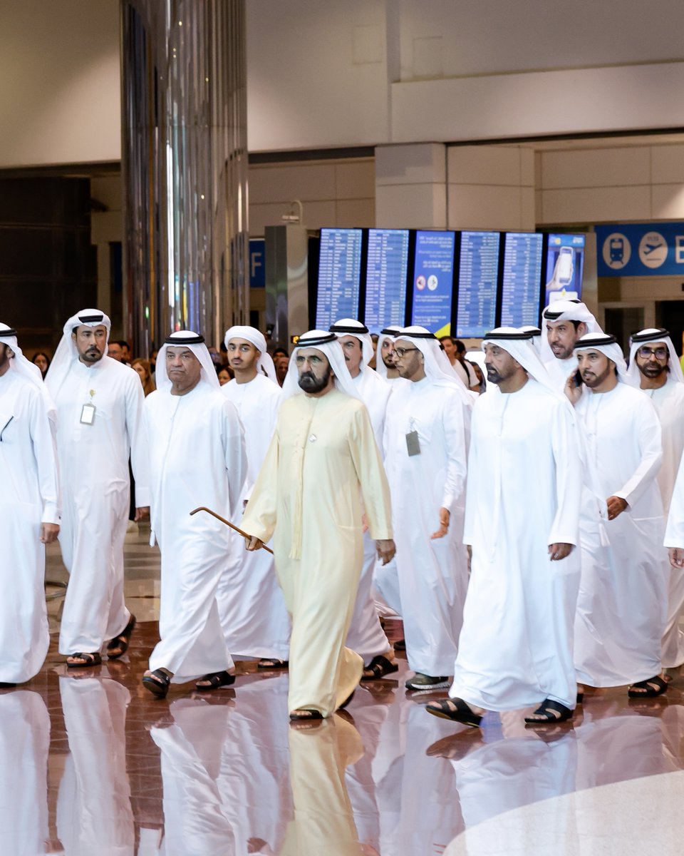 Dubai Airports (@dubaiairports) on Twitter photo Today, we had the honour of welcoming @hhshkmohd to <a href="/DXB/">DXB</a> Terminal 3 🇦🇪
In line with our leadership’s vision, we’re committed to delivering seamless guest experiences that cement #Dubai’s position as a global #aviation and #travel hub ✈️
<a href="/HHAhmedBinSaeed/">HH Sheikh Ahmed bin Saeed Al Maktoum</a> <a href="/emirates/">Emirates</a> <a href="/DXBMediaOffice/">Dubai Media Office</a> Today, we had the honour of welcoming @hhshkmohd to <a href="/DXB/">DXB</a> Terminal 3 🇦🇪
In line with our leadership’s vision, we’re committed to delivering seamless guest experiences that cement #Dubai’s position as a global #aviation and #travel hub ✈️
<a href="/HHAhmedBinSaeed/">HH Sheikh Ahmed bin Saeed Al Maktoum</a> <a href="/emirates/">Emirates</a> <a href="/DXBMediaOffice/">Dubai Media Office</a>