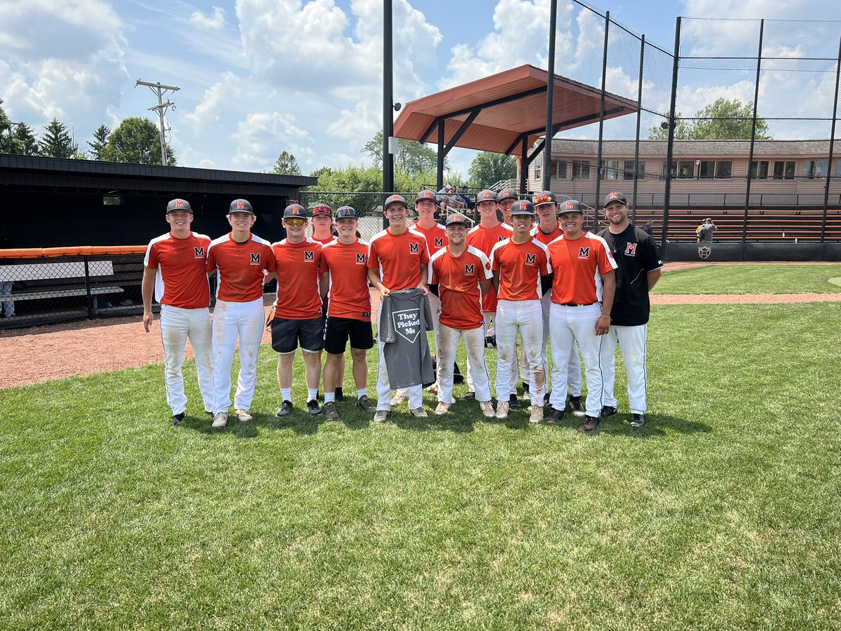 AcmeCongress's tweet photo. Congratulations to the Minster Wildcats - winners of game one at the top of the bracket.
They advance to play the winner of the Defiance/Perrysburg game up next. 
Game one: #ACME24 
ACME State Tournament 
#TheyPickedMe player of the game is Louis Magoto @MinsterBaseball https://t.co/TBq8XPnZFj
