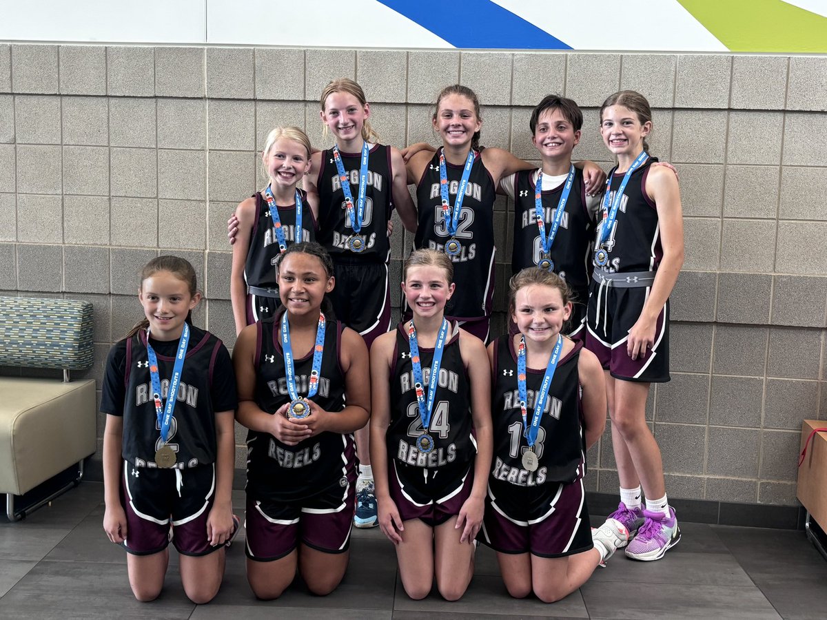 🏀Congrats to Rebels 5 Bechtold, 5th Girls Champion at today's National Summer Slam.

☀️NEXT UP: July 20-21 Summer Championships. Register at:
onedayshootouts.com