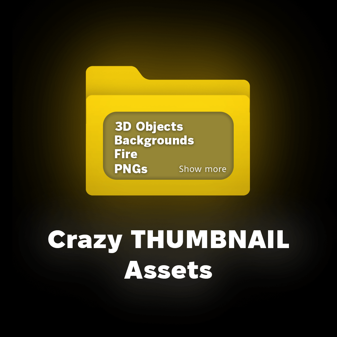 I made the Best Thumbnail Assets Folder 📈

Sending the link to everyone who:

Likes ❤️
Retweets ♻️
Comments "pack" 💬

(Must be following!)