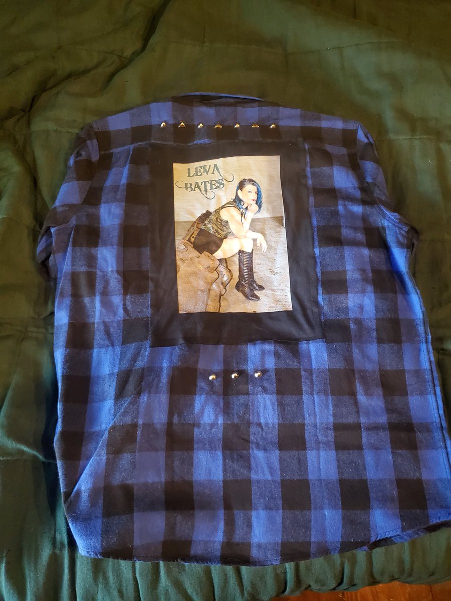 <a href="/StefwithanfCOTW/">Stef w/ an F</a> Thank u so much for making another amazing flannel for me. U do such great work with them. U are such a talented person with everything u do. This let me help u and my friend <a href="/wrestlingleva/">Leva Bates</a>. You are the best. Keep being the amazing person u are and never change.