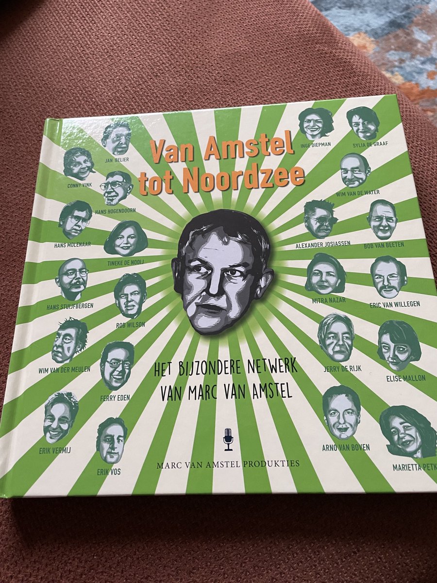 Kwam vanmiddag in de boekwinkel dit leuke boek over mijn oud-collega Marc van Amstel tegen.
Bijzonder leuk om te lezen!