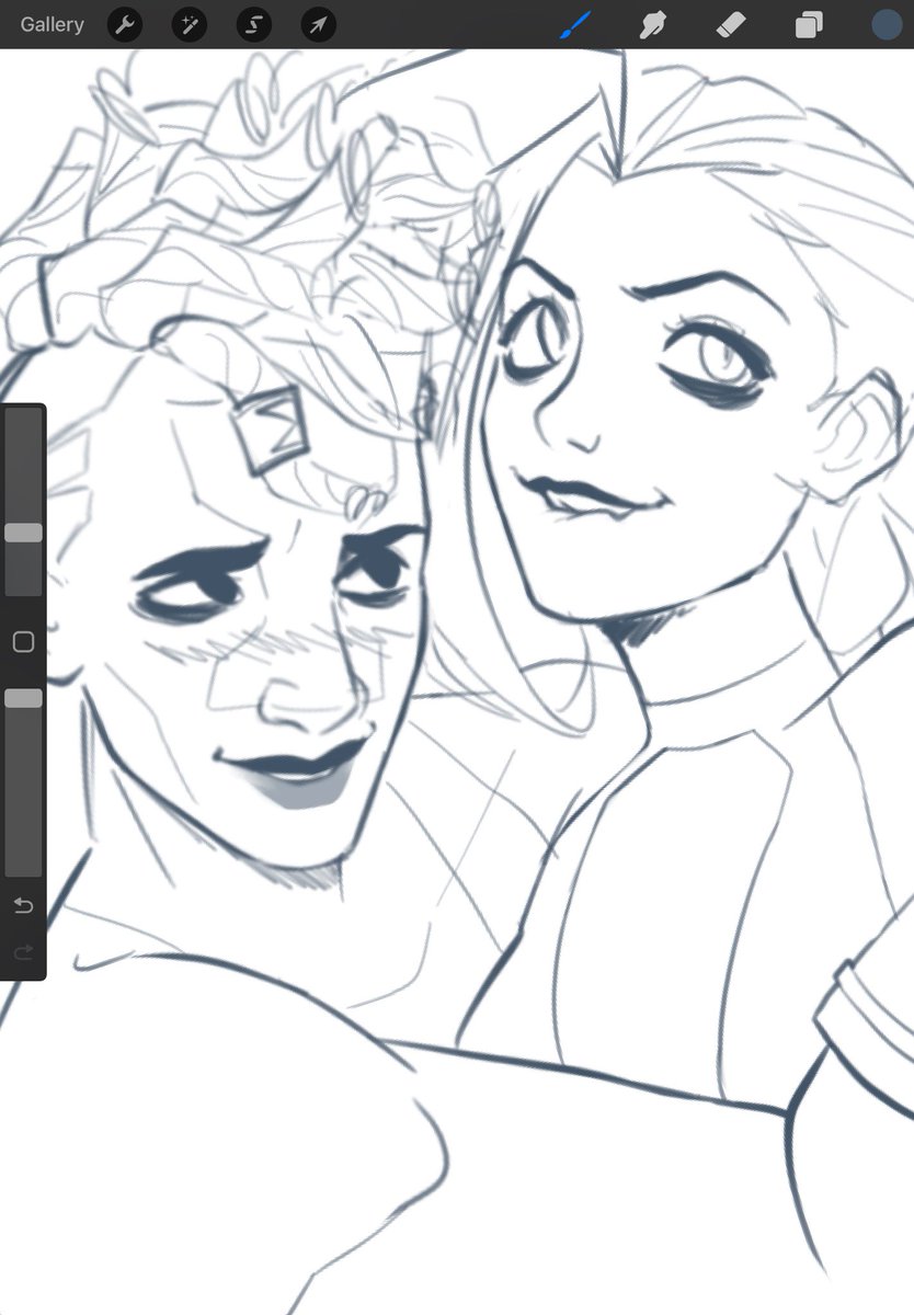 Sketching my loves in my easier style #wip #arcane #timebomb #arcanefanart