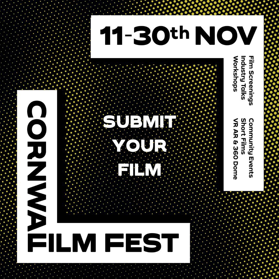 SUBMIT YOUR FILM TO CORNWALL FILM FESTIVAL 2024!
#ShortFilms #FilmFestival #Submit #Filmmaking #CornwallFilmFestival #Filmmaker #Cinema #Shorts #Art #shortfilmfestival  #film #movie #Apply #Submityourfilm #filmfreeway #opencall #video #indiefilm #shortfilm #CFF24