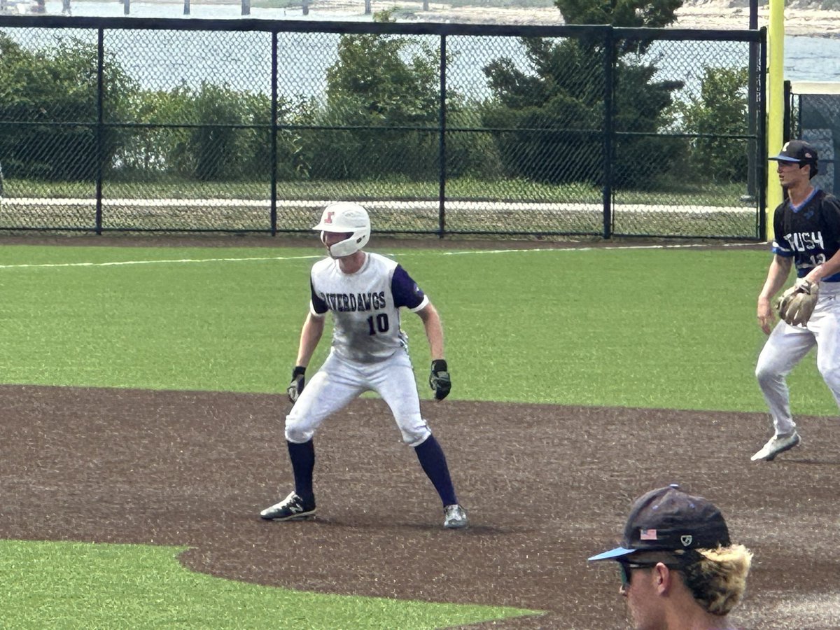 TonySuffness's tweet photo. Double at the Cape Cod 17U National Pro Showcase - Massachusetts Maritime Academy.   Took second place in a well fought finals game.  What a great experience @firecrackerbsb @CoachCBNCSA @RoverBaseball @EABORIVERDAWGS https://t.co/nTROrY31v5
