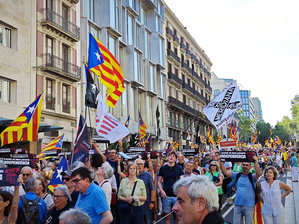 RE_SantMartiBCN's tweet photo. Els carrers ja tornen a ser nostres.
El clam #INDEPENDÈNCIA, el nostre objectiu indiscutible.
Des del @CLdR_StMartiBCN , un de tants, amb la companyia d'altres Consells Locals del País, avui hem deixat clar que #DefensemL1Oct.
#PreparemNos #Urquinaona2024 https://t.co/VKc7HDKk4y