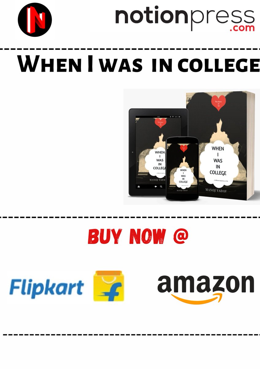Author_Manoj's tweet photo. I am thrilled to announce the launch of my new book, "When I Was in College"!

Journey with me through the unforgettable moments, challenges, and triumphs of college life.
📖 Available on #Amazon #Flipkart

#WhenIWasInCollege #NewBook #CollegeLife #ManojYadav #notionpress https://t.co/CBobCx97OF