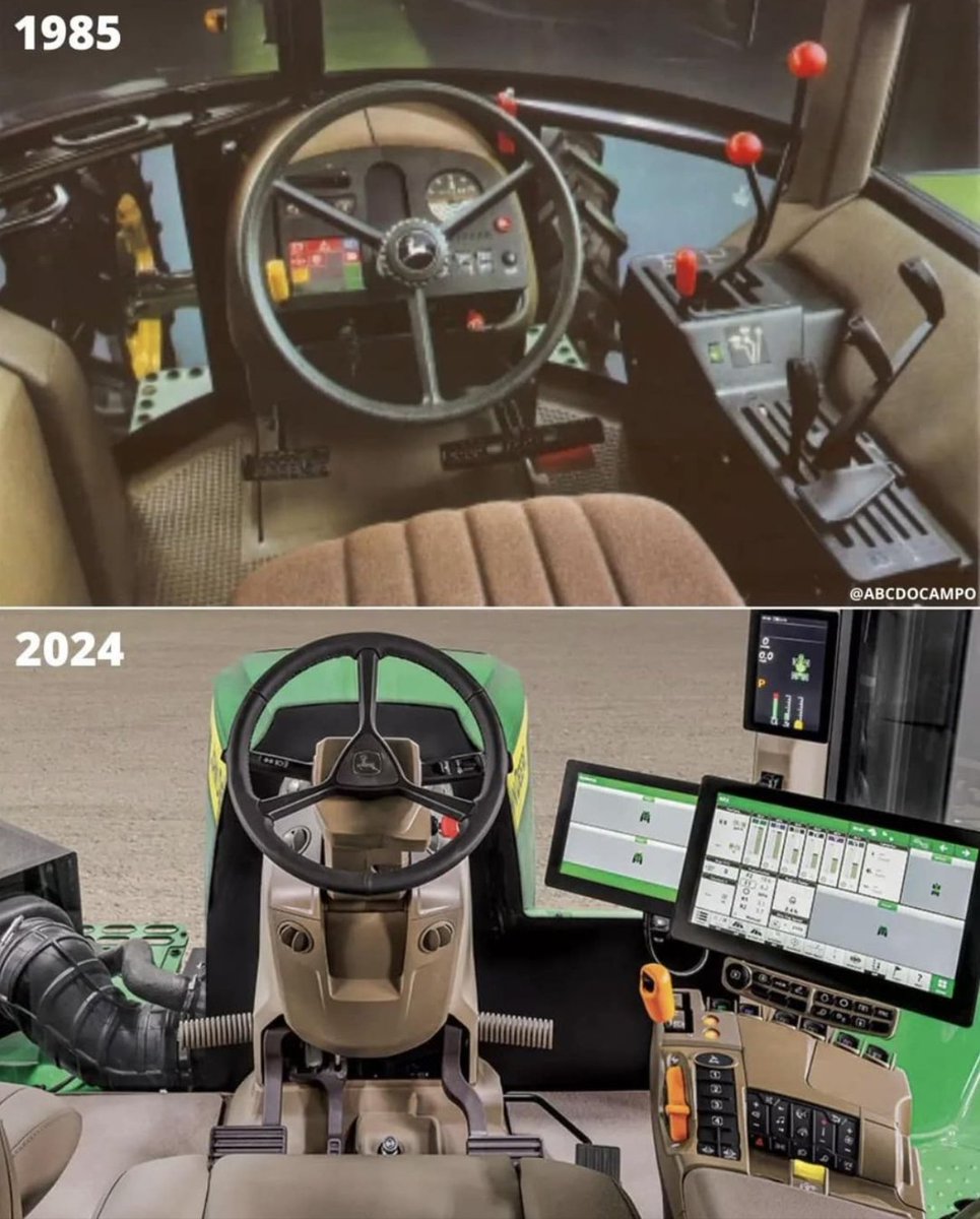 TheChadColby's tweet image. Things have changed just a little bit, I wonder if there will even be a cab in another 40 yrs?