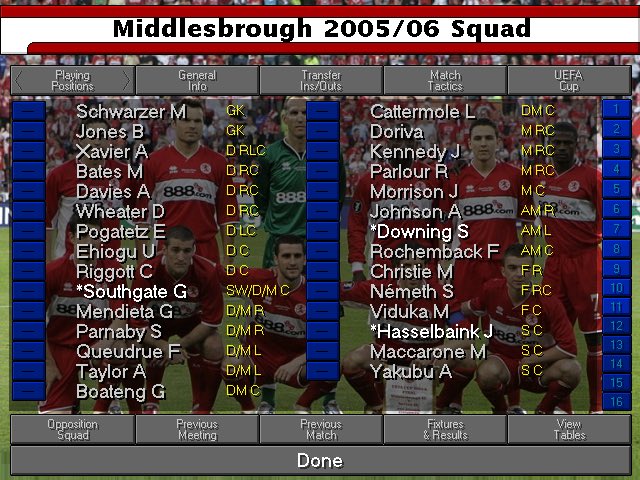 CM_Hints's tweet image. Middlesbrough squad from 2005/06 featuring Gareth Southgate, Abel Xavier, Ray Parlour, Fabio Rochemback, Yakubu, Jimmy Floyd Hasselbaink and Mark Viduka 🔥