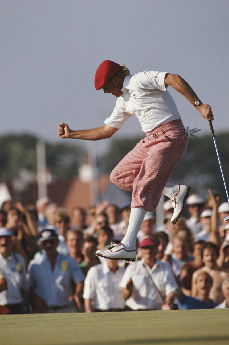 GolfDigest's tweet photo. Payne Stewart at Royal Troon, 1989. https://t.co/L1vE39eED7