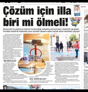 TC_MKemal's tweet photo. İzmir'in göbeği burası !
5 yıl önce yerel gazeteler yazmış, "illa biri mi ölmeli!" demiş.

Korkunç!

Bu kaçağı yıllardır düzeltmeyen tüm yetkililer Özge Ceren Deniz ve İnanç Öktem in katilleri KASTEN İNSAN ÖLDÜRMEKTEN TUTUKLANMALI diyen kaç kişiyiz? https://t.co/67ABpkDBEI