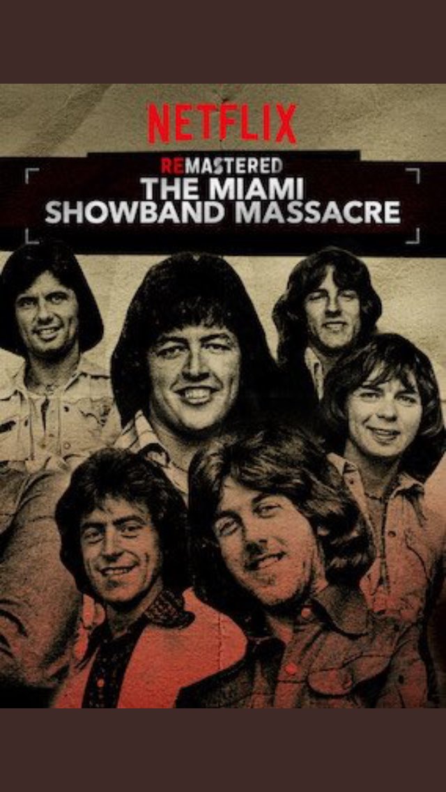 MiamiShowband's tweet photo. Thanks mainly to the phenomenal success of our Emmy nominated #Netflix documentary, βReMastered; The Miami Showband Massacreβ, Iβm proud to say that more and more students around the world now incorporate our story into their dissertations. Tony, Fran and Brian will live forever. https://t.co/I6JBr3IJvE