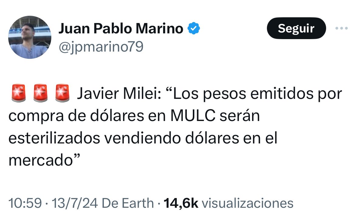 ¿Se acuerda presidente cuando el 10 de diciembre en el acto de asunción le dije que usted tenía demasiados prejuicios y que cuando se sentara en el sillón de Rivadavia se le iban a ir uno por uno? Bueno… bienvenido a la Argentina. 

Deje de volver locos a sus seguidores