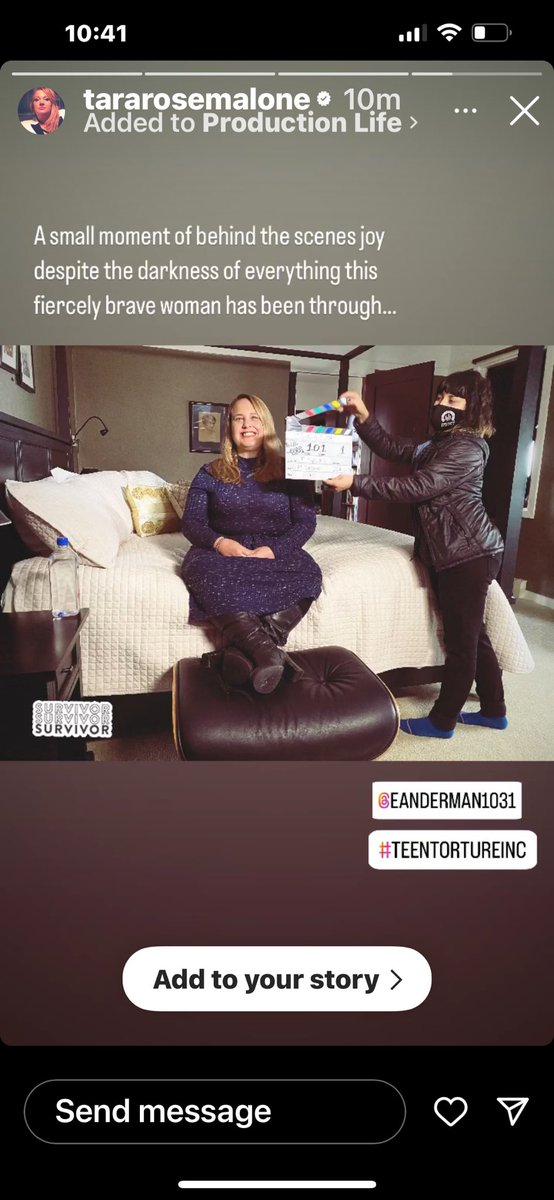 mookie1031's tweet photo. Couple of bts pics and kind words  from #teentortureinc director extraordinaire, Tara Malone. Also pictured, Martina Radwan, genius cinematographer. 
Watch Teen Torture Inc now on Max! #HBO #maxstreaming #tti https://t.co/I50Cp5ozME